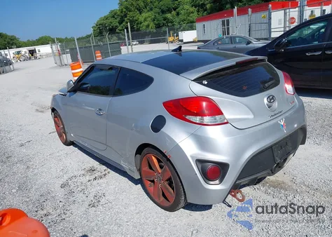 2013 Hyundai Veloster Turbo from USA, damaged, VIN KMHTC6AE0DU095350